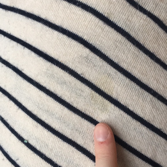 FOREVER21/ knit quarter-length striped tee - Picture 6 of 6